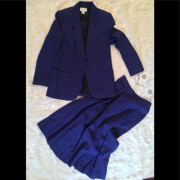 Christian Dior NWT vintage purple black skirt suit - Picture 8 of 8